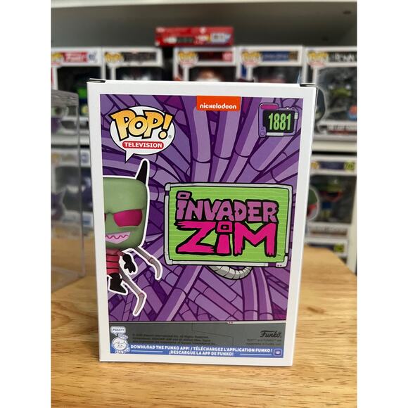 OFFICIAL WONDERCON STICKER Invader Zim Funko Pop #1881 Television Nickelodeon - Picture 3 of 6
